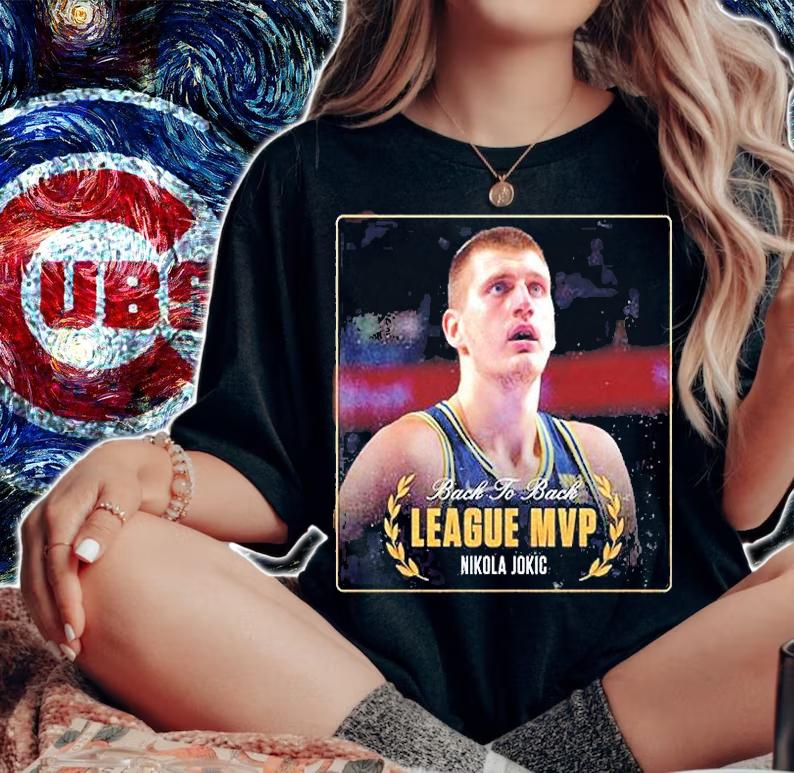 Back To Back League MVP Nikola Jokic Denver Nuggets T-Shirt t-shirt