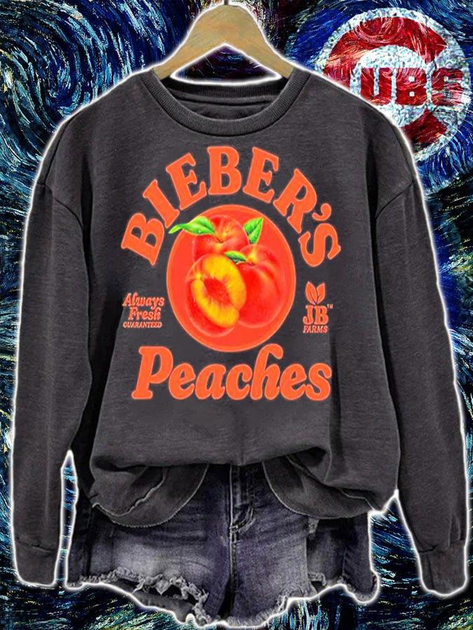 Biebers Peaches Jb Farms T-Shirt t-shirt