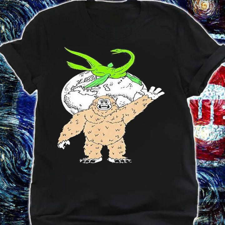 Bigfoot Lochness Earth Day Save The Planet Environmentalist T-Shirt t-shirt shirt