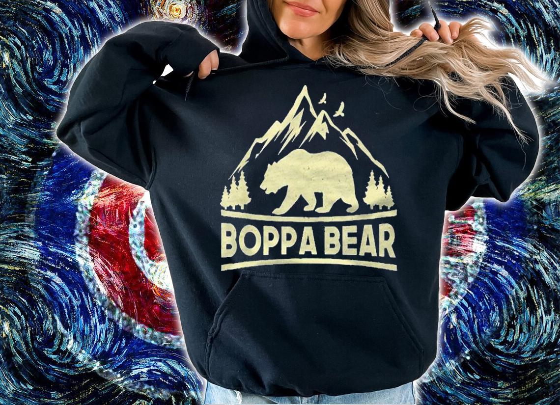 Boppa Bear Bear Tshirt Matching Family Camping Gift Shirt t-shirt