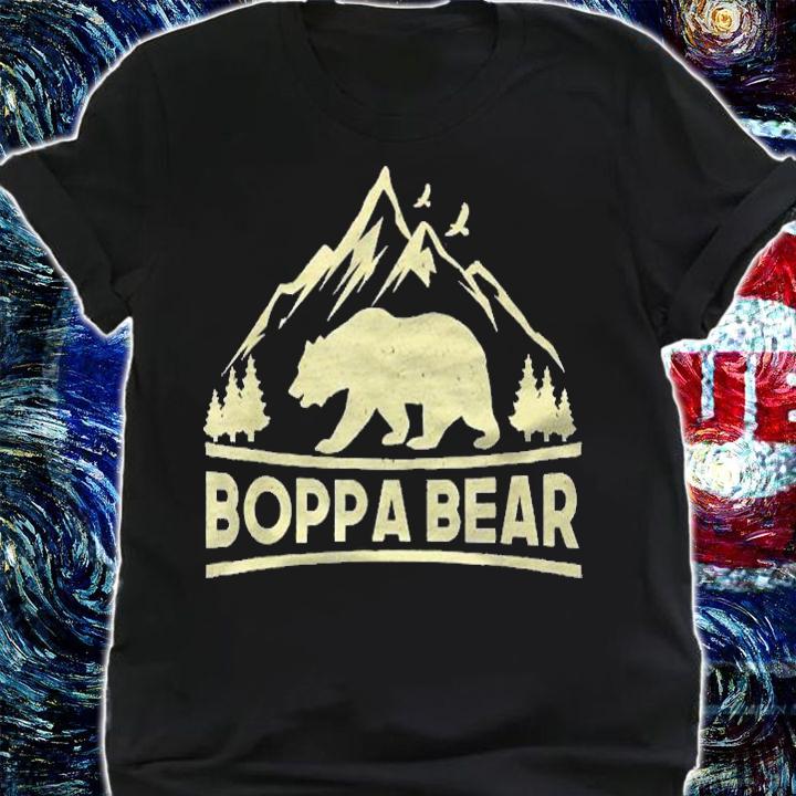 Boppa Bear Bear Tshirt Matching Family Camping Gift Shirt t-shirt