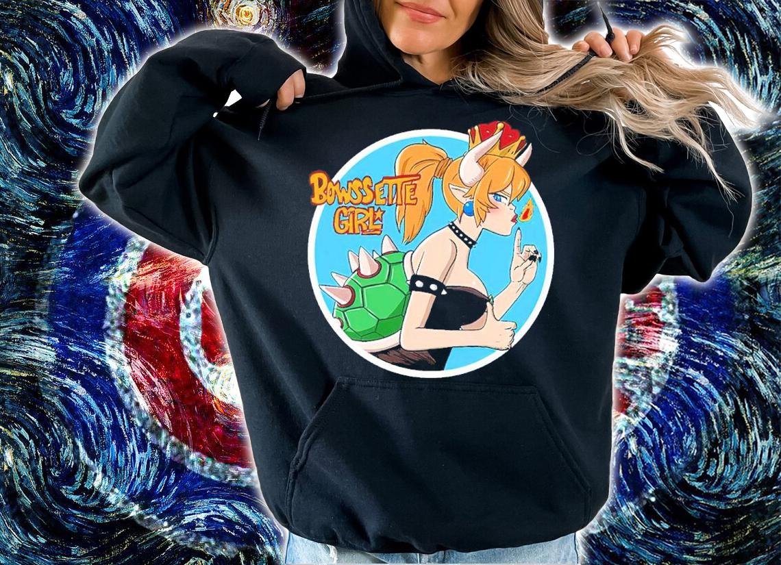 Bowsette Girl shirt t-shirt hoodie