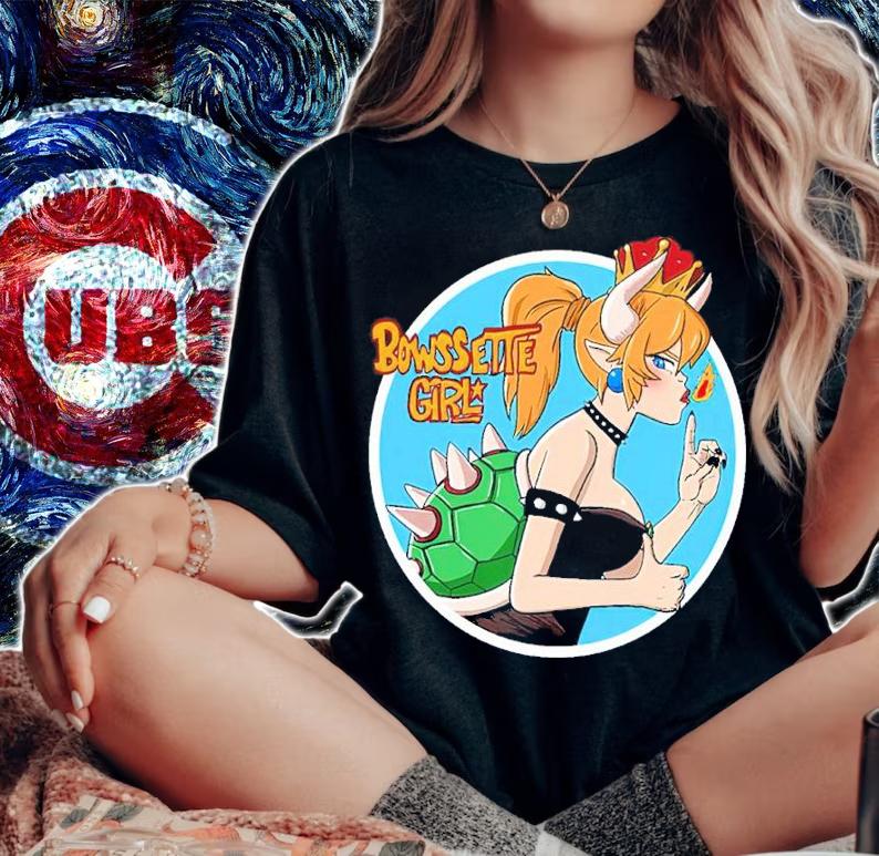 Bowsette Girl shirt t-shirt woman shirt