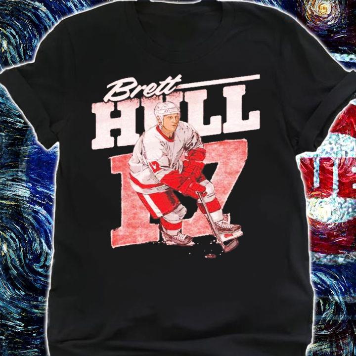 Brett Hull Detroit Retro Hockey Shirt t-shirt