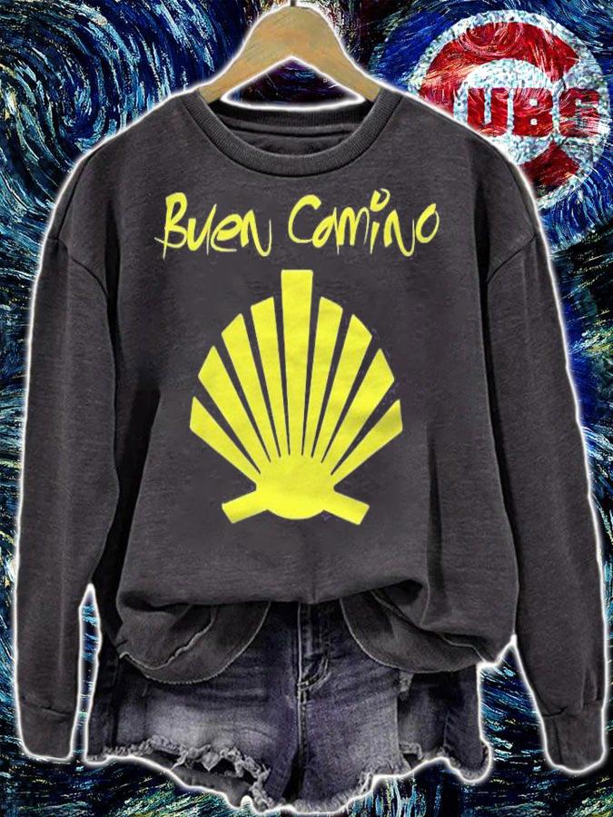 Buen Camino Santiago De Compostela Pilgrim Hiking Spain Gift T-shirt t-shirt