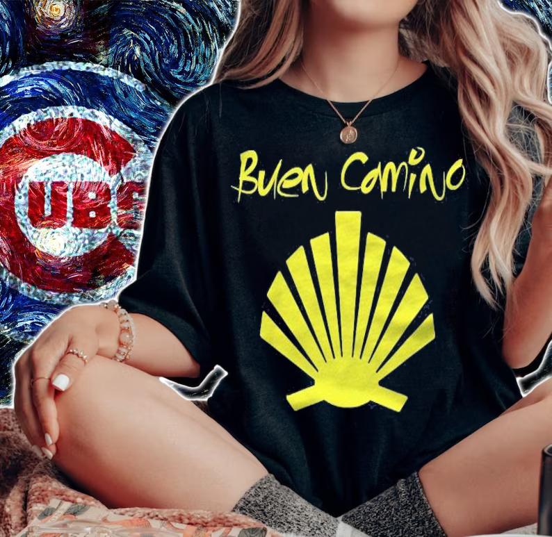 Buen Camino Santiago De Compostela Pilgrim Hiking Spain Gift T-shirt t-shirt