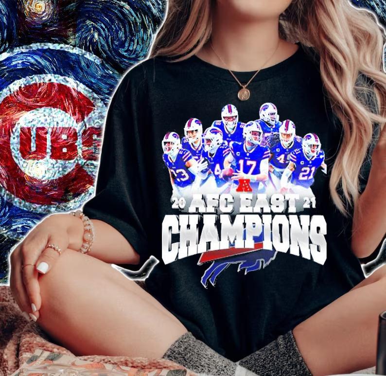 Buffalo Bills Wins Champions 2022 AFC East Championship T-Shirt t-shirt
