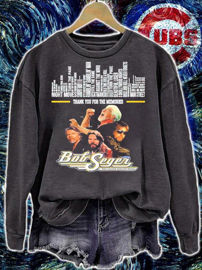 Bob Seger The Silver Bullet Band Thank You For The Memories Shirt t-shirt sweatshirt