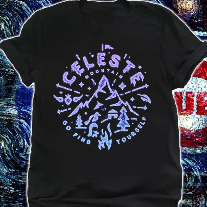 Celeste mountain go find yourself T-shirt t-shirt shirt