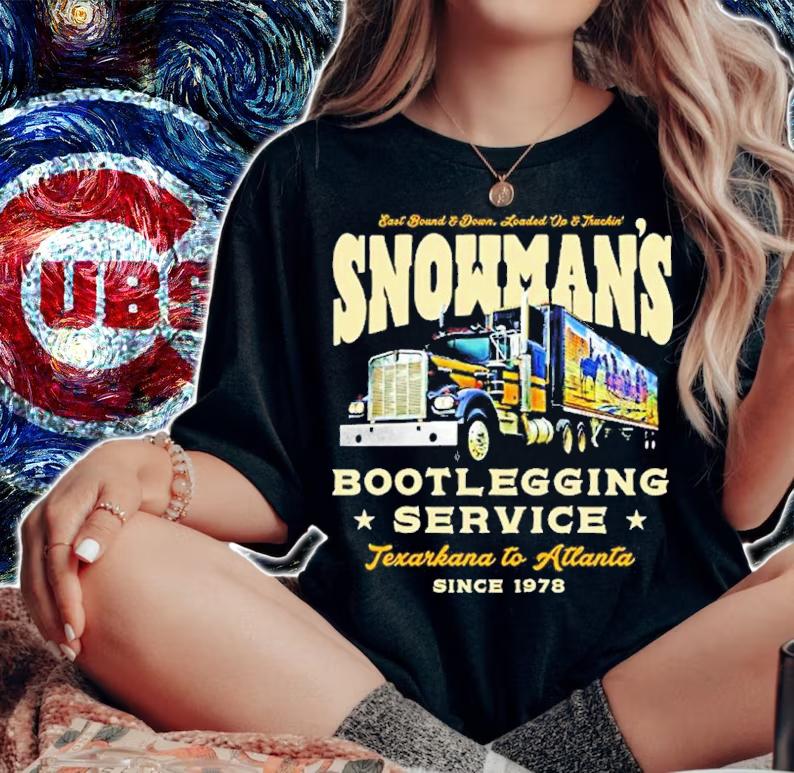 Snowman's Bootlegging Service Texarkana Atlanta Since 1978 Shirt t-shirt woman shirt