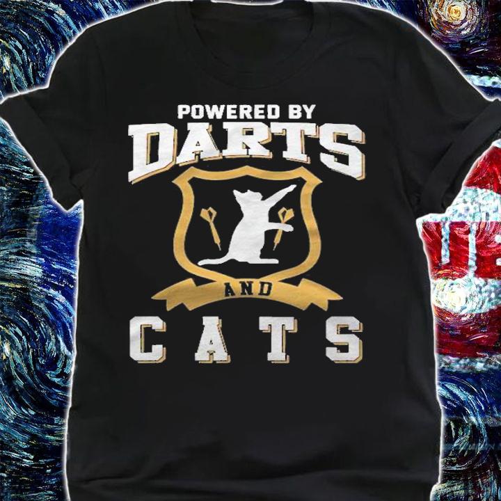 Darts Shirt Funny Cat Lover Darts Player Shirt t-shirt