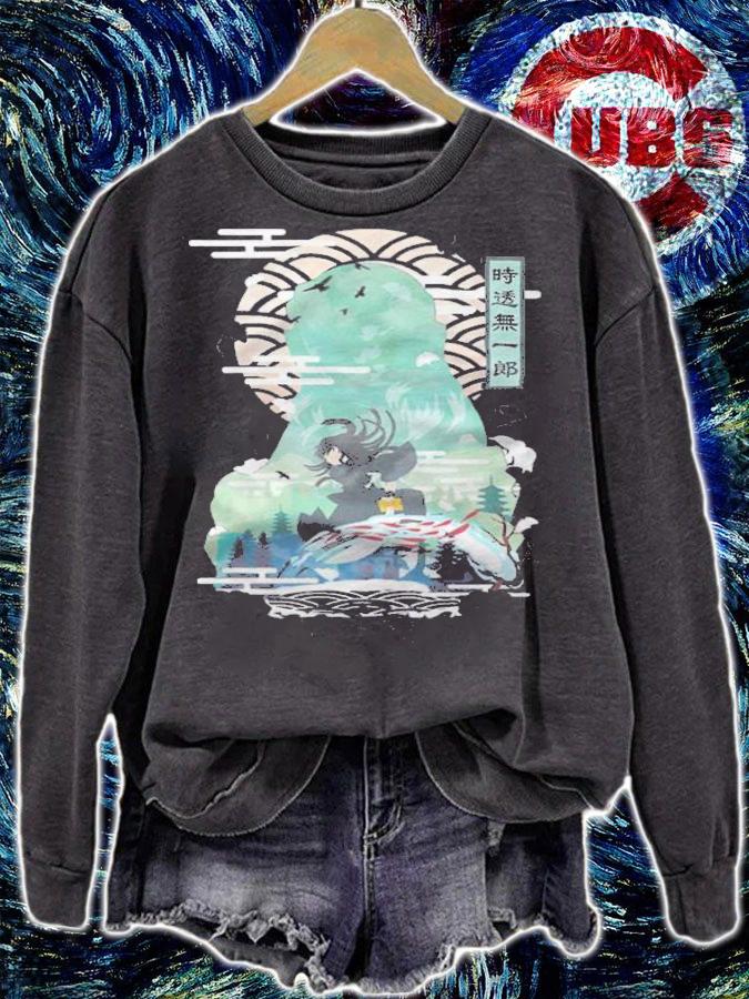 Demon Slayer Tokitou Muichirou Japanese style T-shirt t-shirt