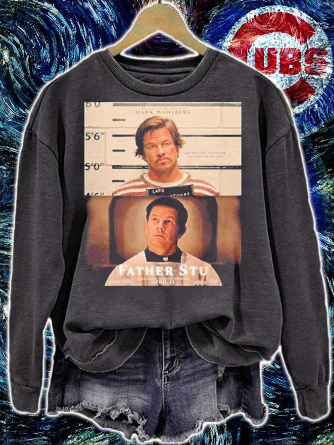 Father Stu Mark Wahlberg Mug Shot 2022 New Movie Film T-Shirt t-shirt sweatshirt