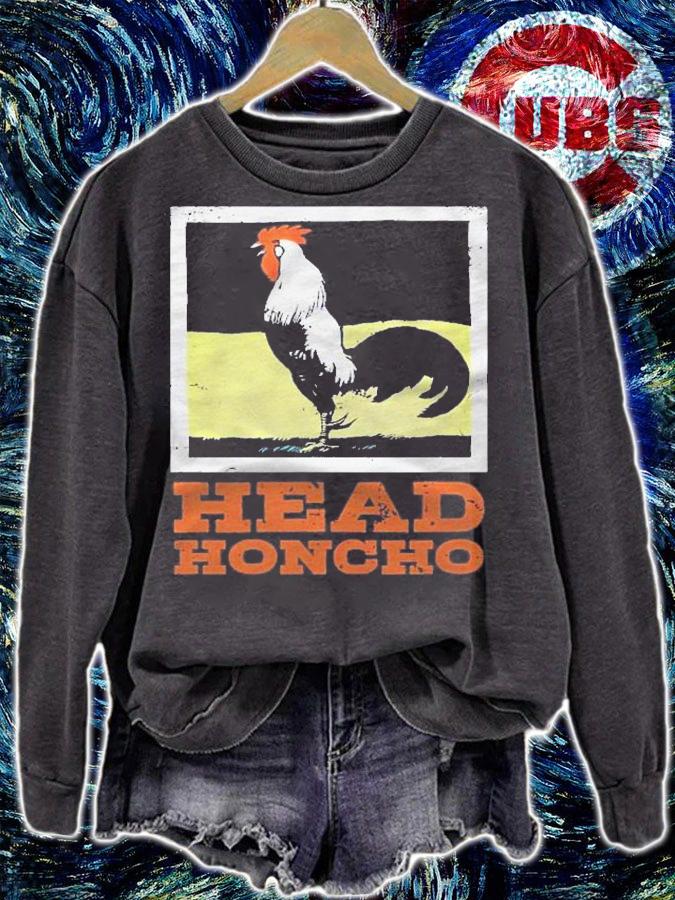 Head Honcho Vintage Rooster Illustration Perfect Boss Gift Shirt t-shirt
