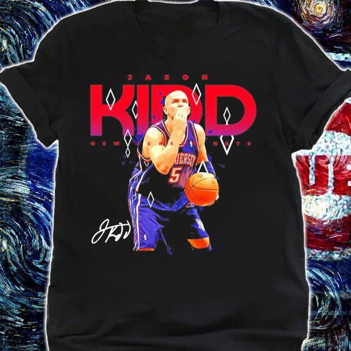 Jason Kidd New Jersey Nets Basketball Shirt t-shirt shirt