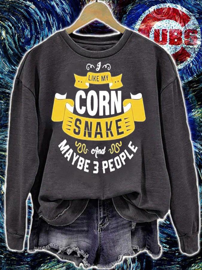 Like My Corn Snake And Maybe 3 People T-Shirt t-shirt sweatshirt