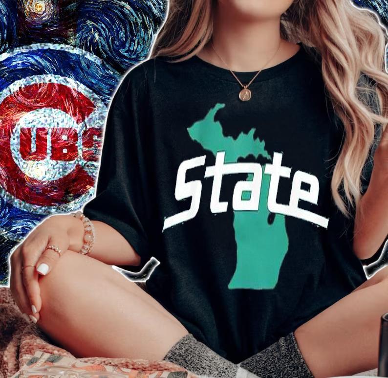 Michigan State Logo Shirt t-shirt woman shirt