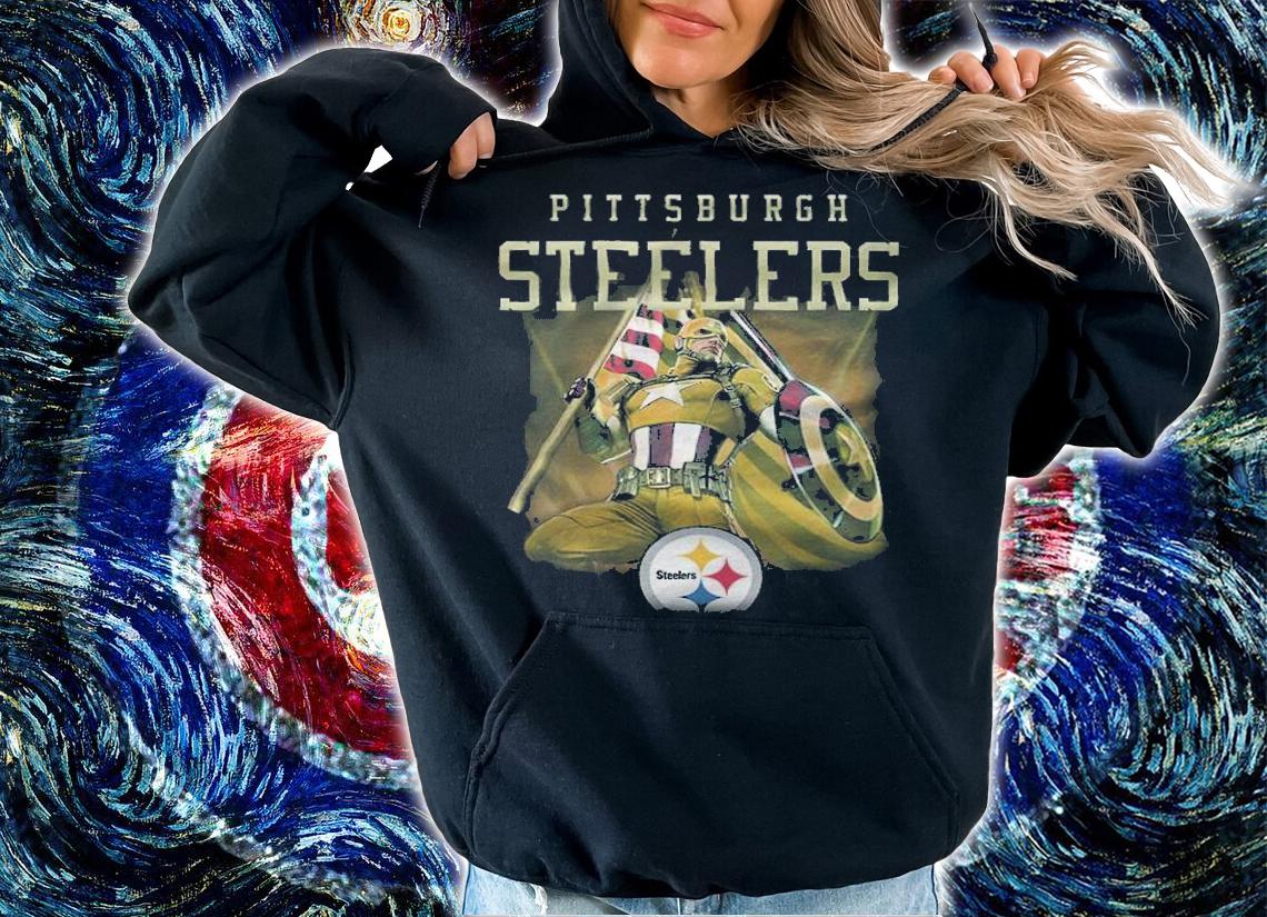 Pittsburgh Steelers Chris Evans Captain America T-shirt t-shirt