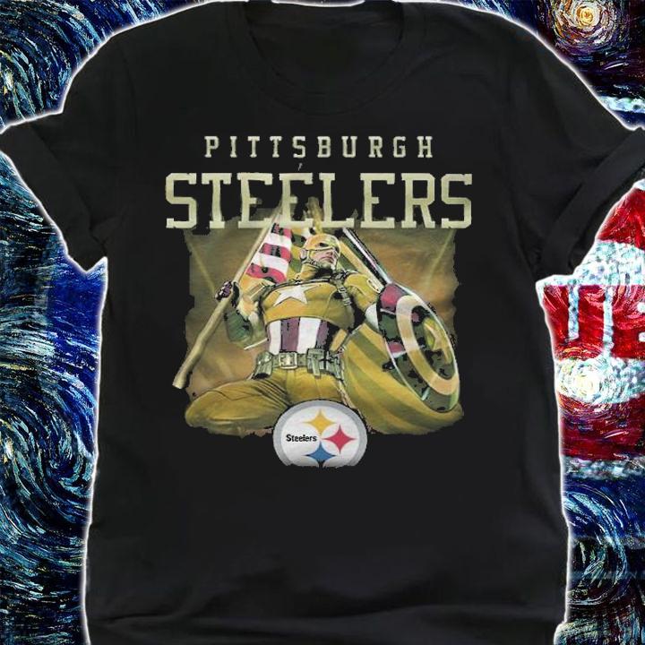 Pittsburgh Steelers Chris Evans Captain America T-shirt t-shirt