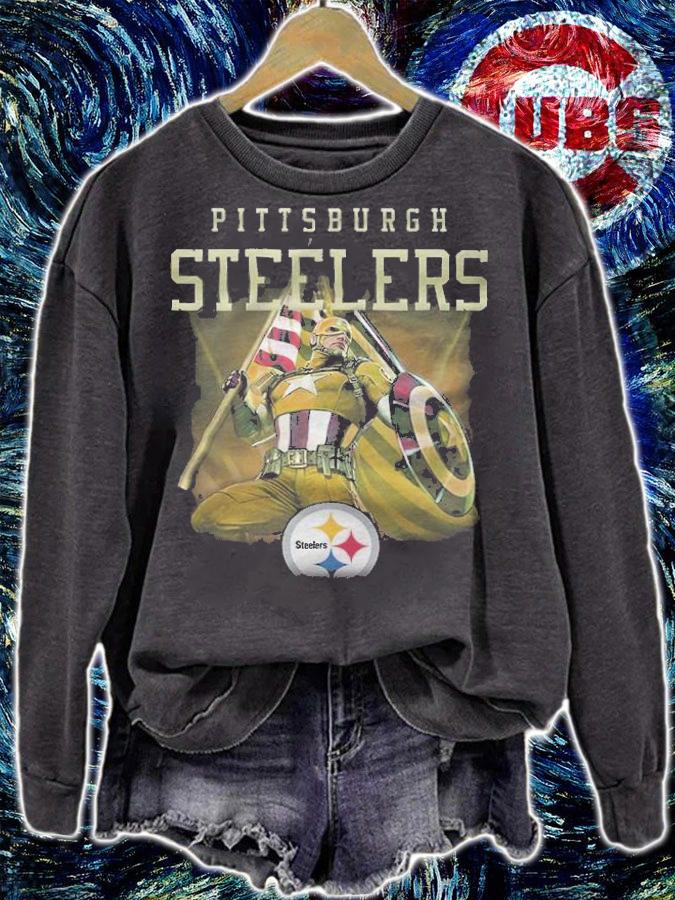 Pittsburgh Steelers Chris Evans Captain America T-shirt t-shirt