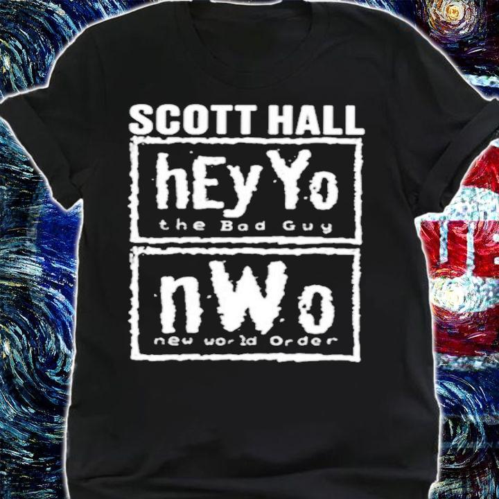 Scott Hall Hey Yo NWO Shirt t-shirt shirt