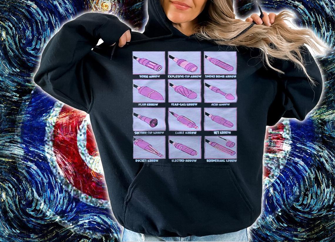 Hawkeye Avengers 12 arrow collection T-shirt t-shirt