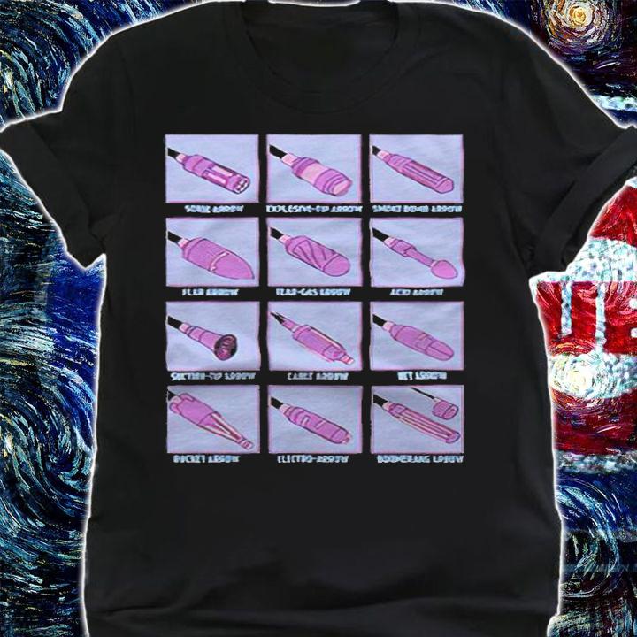 Hawkeye Avengers 12 arrow collection T-shirt t-shirt