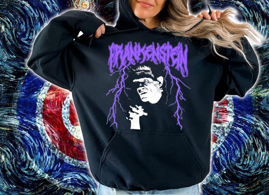 Official Universal Monsters Frankenstein Monster Metal Shirt t-shirt
