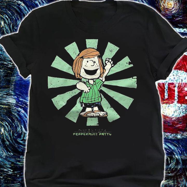 Peppermint Patty Retro Japanese Peanuts Shirt t-shirt