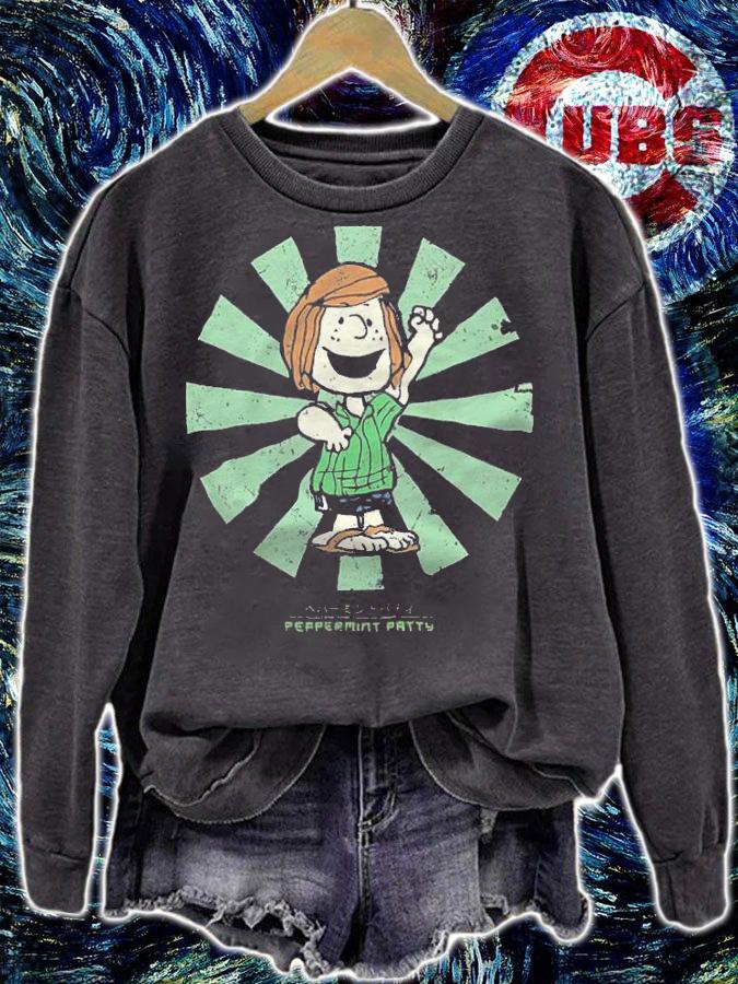 Peppermint Patty Retro Japanese Peanuts Shirt t-shirt