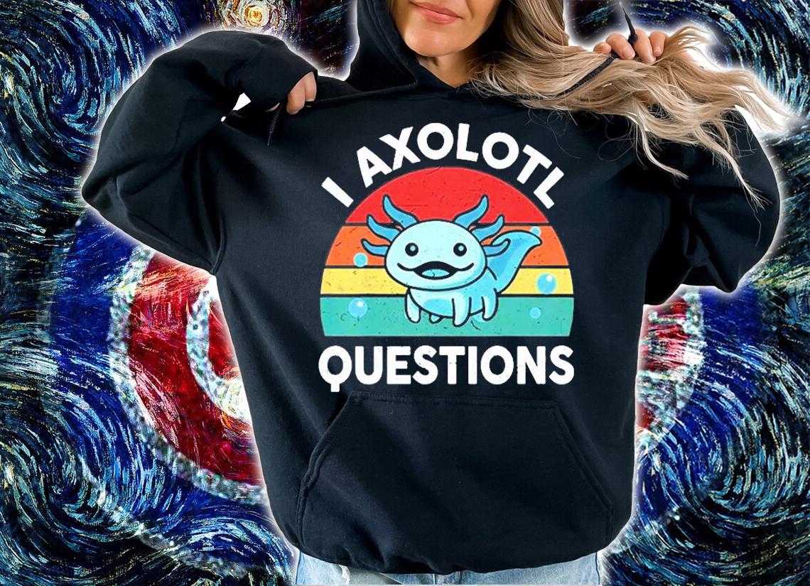 I Axolotl Questions Vintage T-Shirt t-shirt