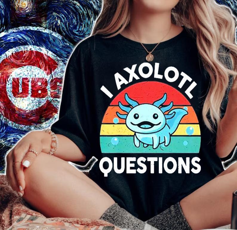 I Axolotl Questions Vintage T-Shirt t-shirt