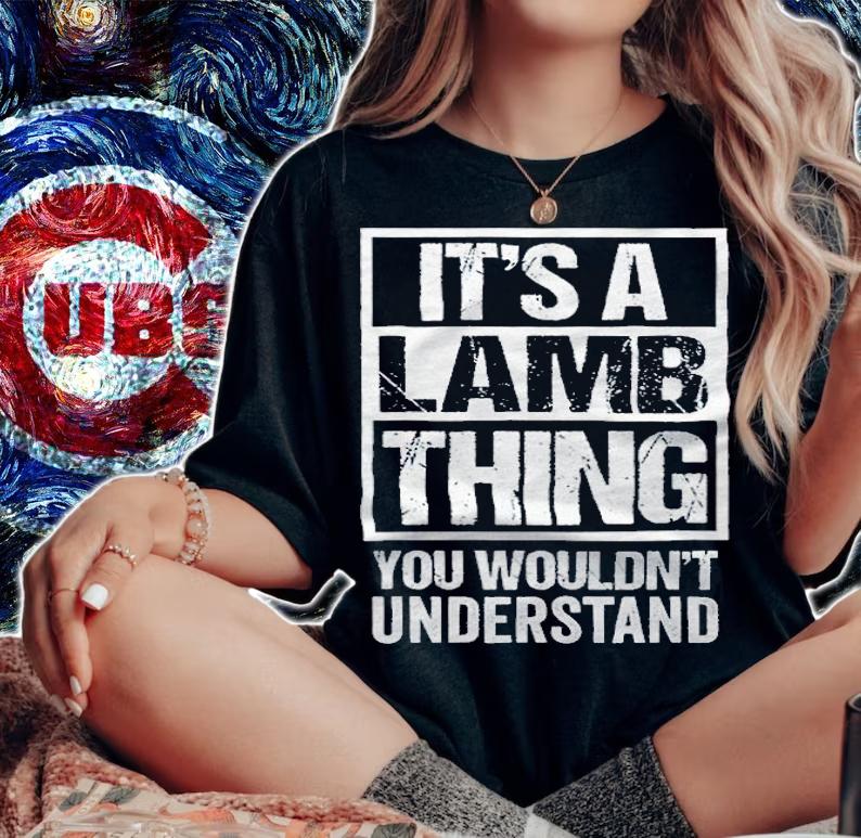 It's a lamb thing you wouldn't understand T-shirt t-shirt woman shirt