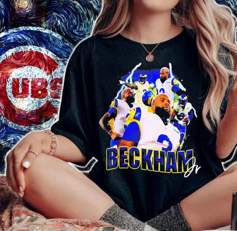 Odell Beckham Jr Los Angeles Rams T-Shirt t-shirt woman shirt