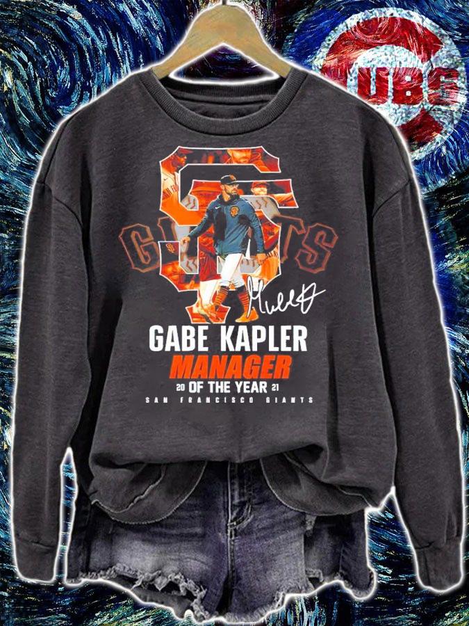 San Francisco Giants Gabe Kapler Manager Of The Year 2021 Shirt t-shirt sweatshirt