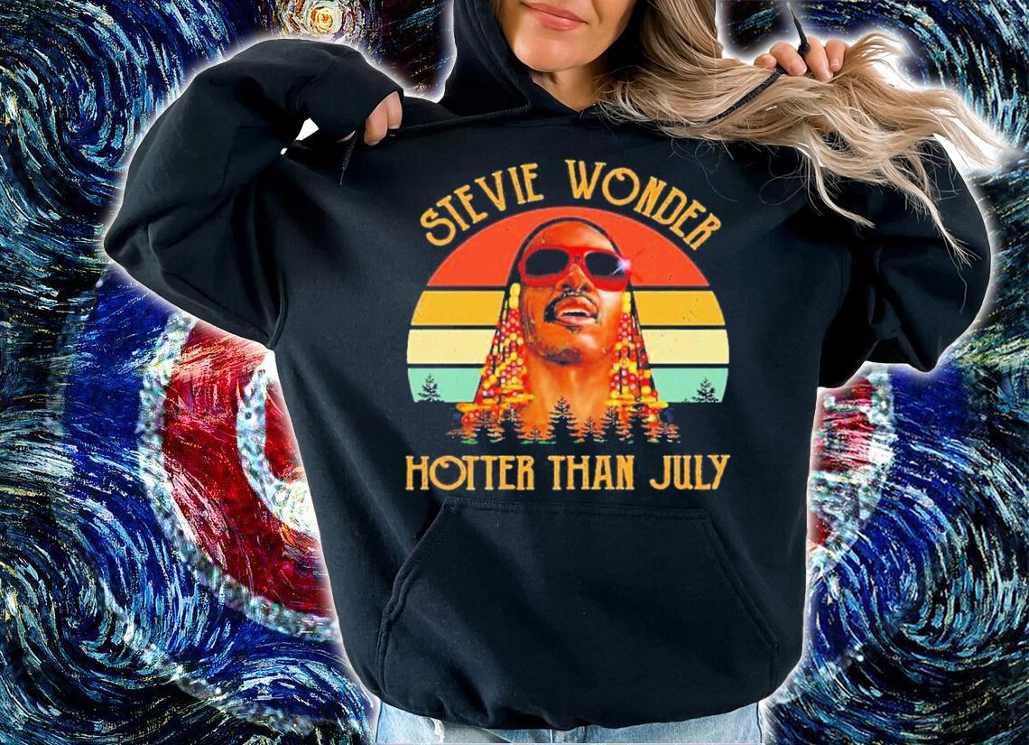 Stevie Wonder Hotter Than July Vintage Shirt t-shirt