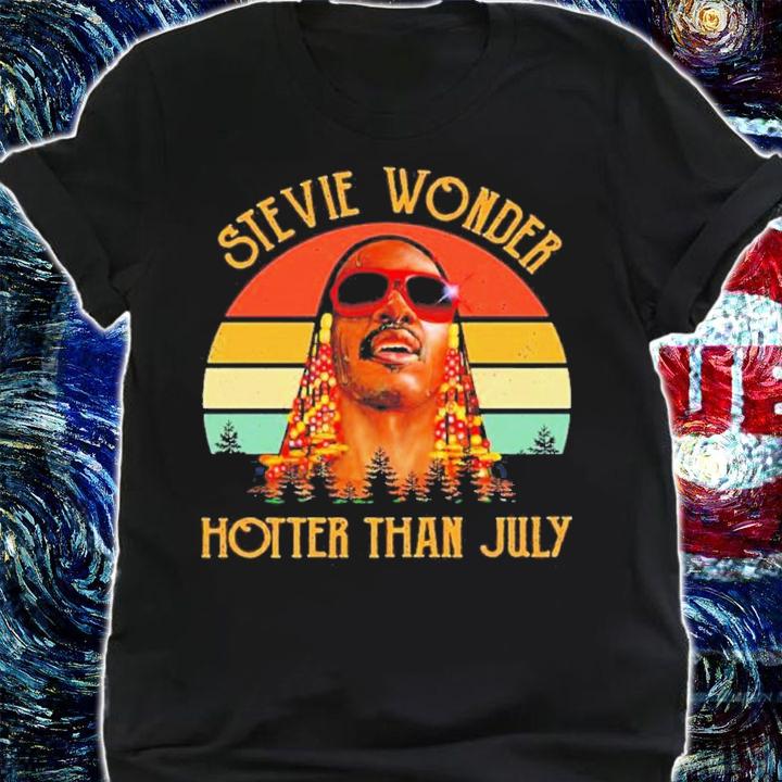 Stevie Wonder Hotter Than July Vintage Shirt t-shirt