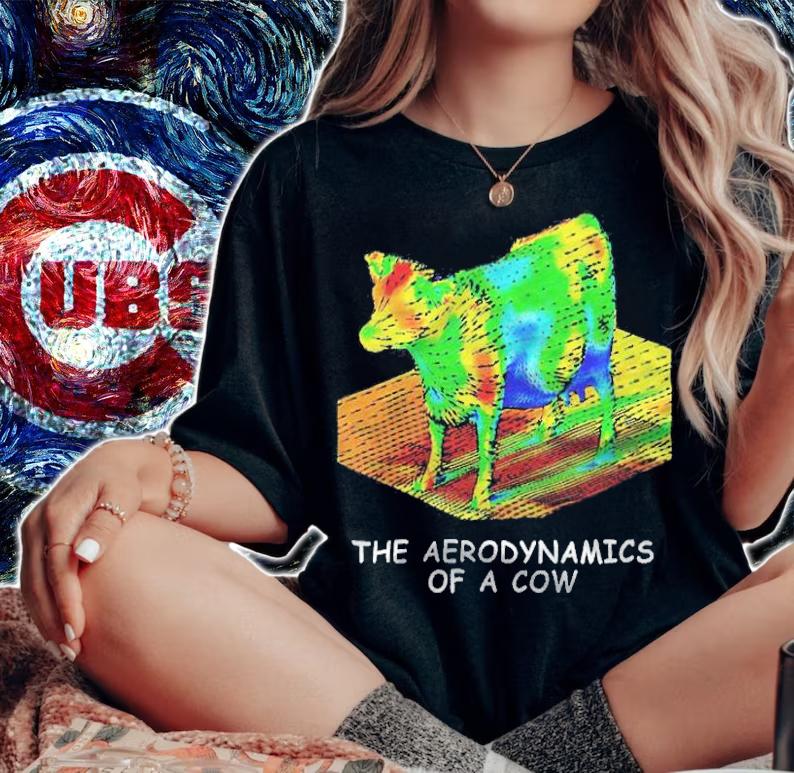 The Aerodynamics of a Cow T-shirt t-shirt