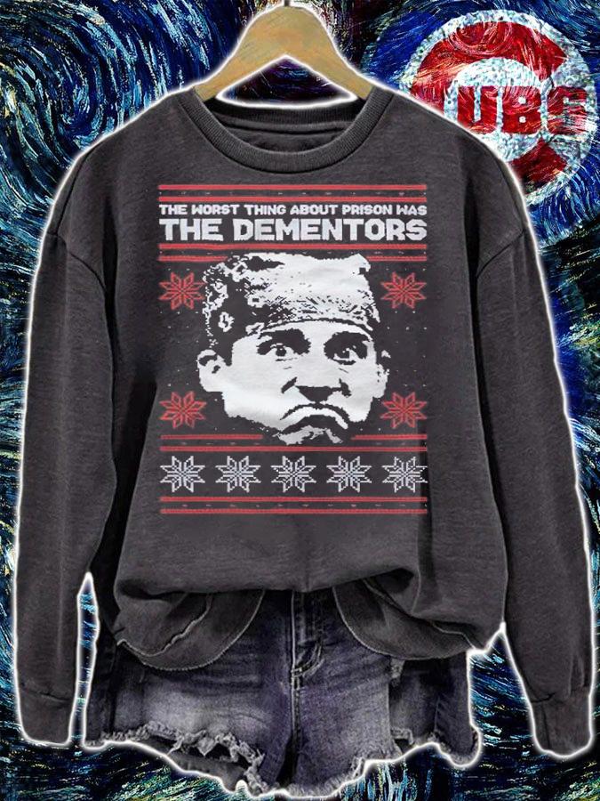 The Worst Thing About Prison Was The Dementors Tacky Christmas shirt t-shirt