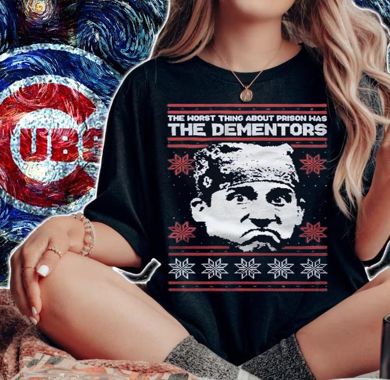 The Worst Thing About Prison Was The Dementors Tacky Christmas shirt t-shirt