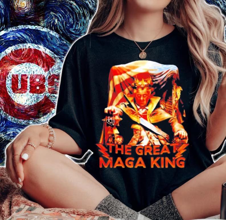 Trump King The Great Maga King Trump King Scump Optic Gaming King Shirt t-shirt woman shirt