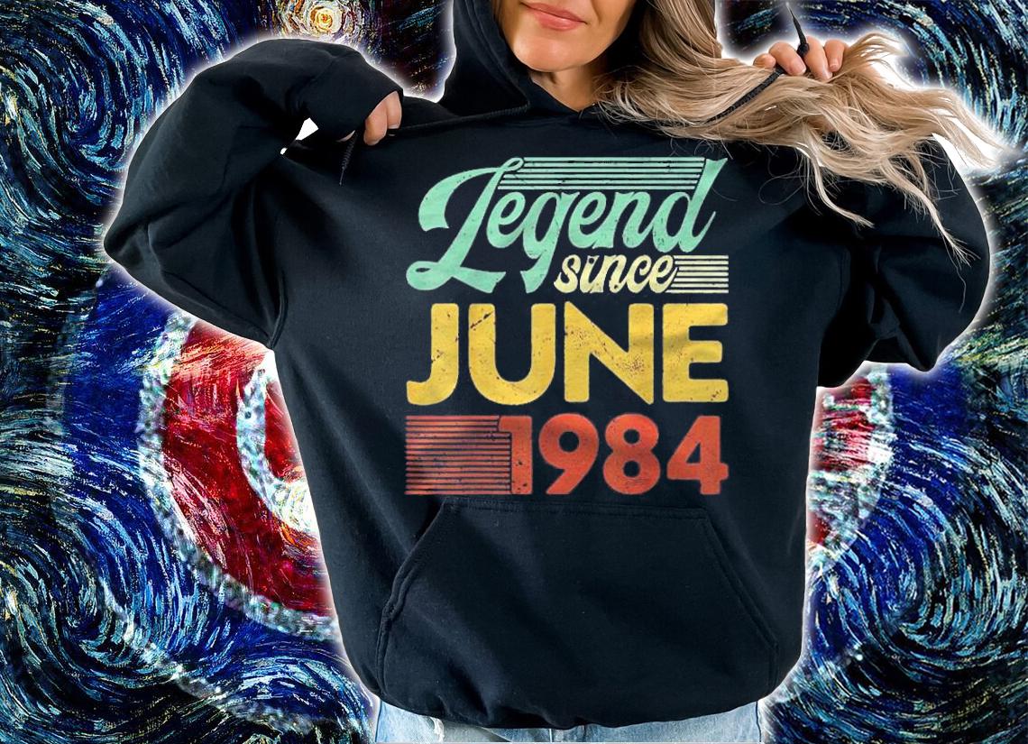 Vintage Legend Since June 1984 Birthday Shirt t-shirt