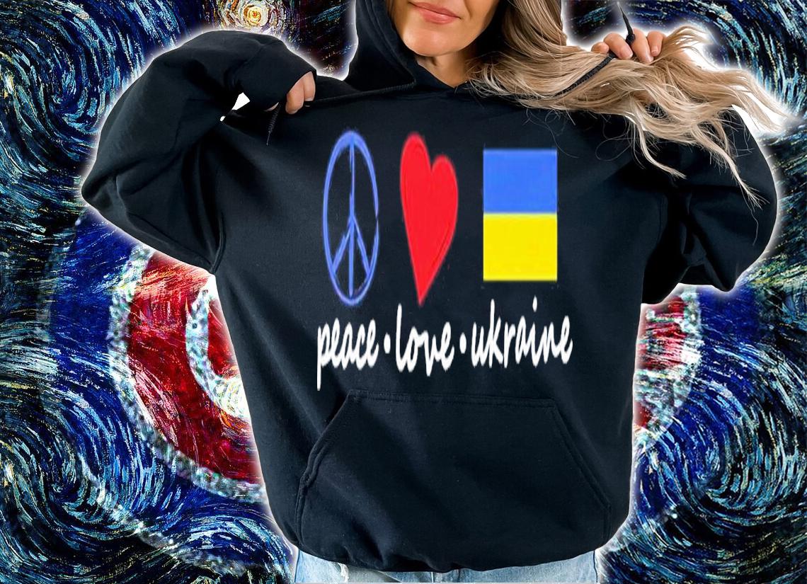 Peace Love Ukraine Shirt t-shirt hoodie