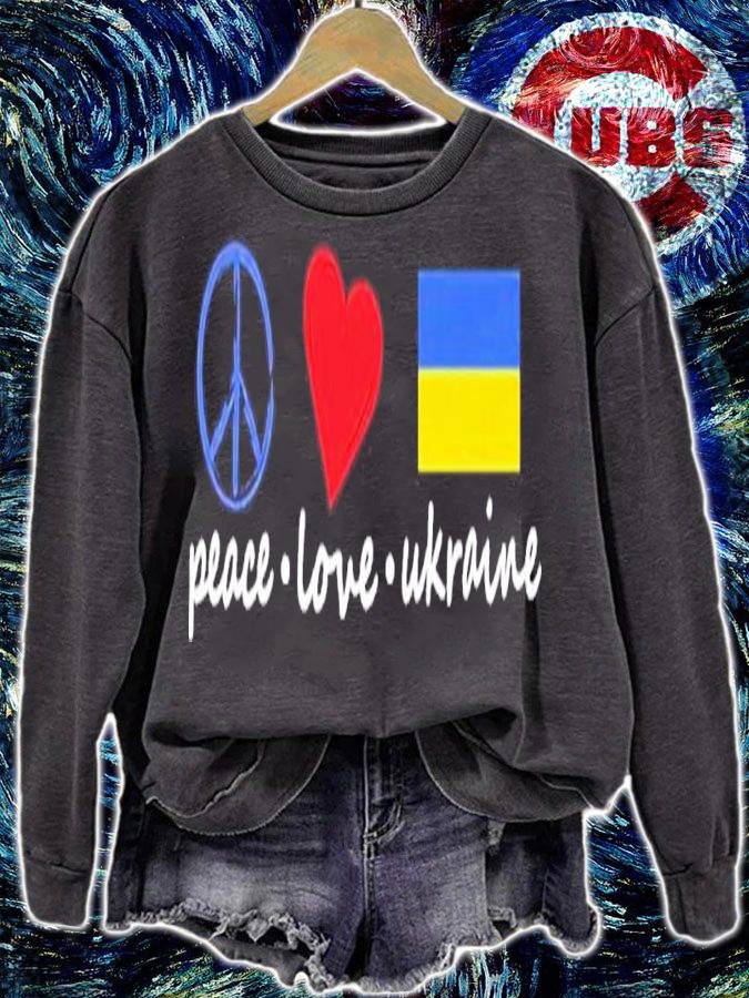 Peace Love Ukraine Shirt t-shirt sweatshirt