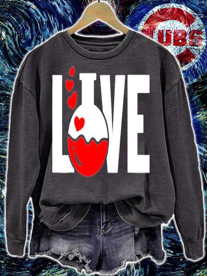 Science Love Valentines Day Chemistry Love T-Shirt t-shirt sweatshirt