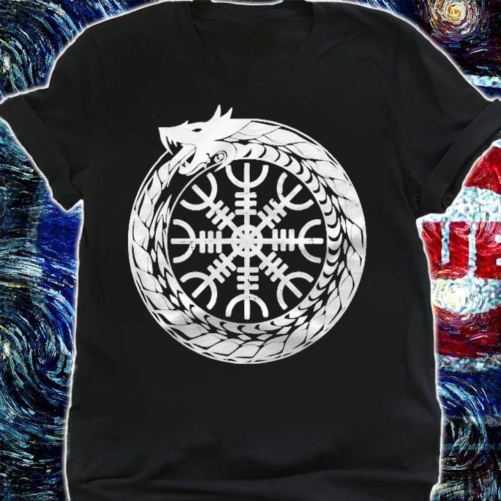 The Helm Of Awe Viking Protection Symbol Runes Shirt t-shirt