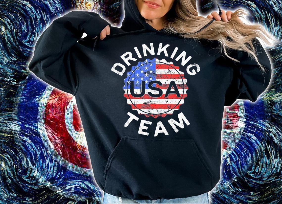 USA Drjnkjng Team 4th Of July Gift T-Shirt t-shirt hoodie