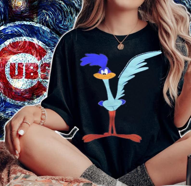 Womens Looney Tunes Road Runner Simple Portrait Shirt t-shirt woman shirt