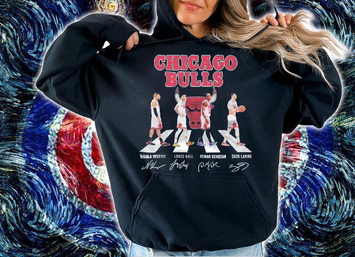 Chicago Bulls Abbey Road Signatures Shirt t-shirt