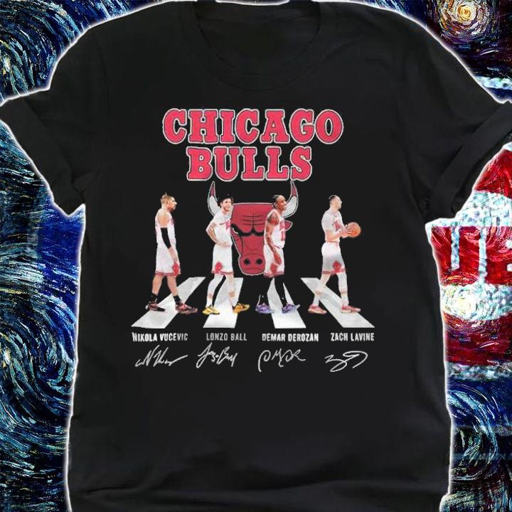 Chicago Bulls Abbey Road Signatures Shirt t-shirt